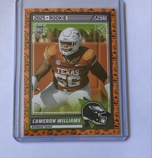 2025 Score - Rookies Cameron Williams #66 Pumpkin (RC)