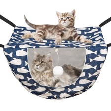 Cat Cage Hammock with ,Double Layer Hanging Adjustable Soft Pet Bed Suit for ...