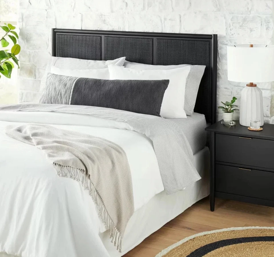 Hearth & Hand King Linen Blend Duvet Set, New - Image 2 of 4