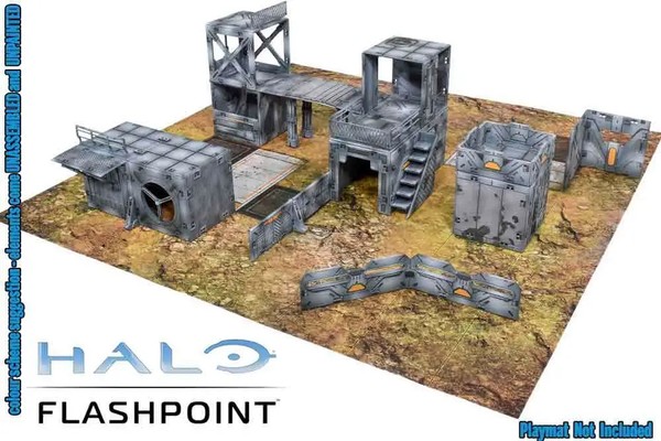Halo: Flashpoint - Deluxe 3D BaugeläNde Set Mantic-image