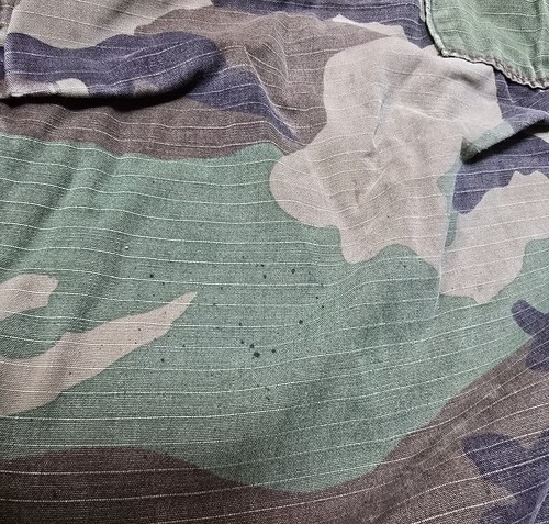90's Hot Weather Woodland Camo Combat Trousers Mens Medium/Long 32x40 Camouflage - Picture 8 of 10