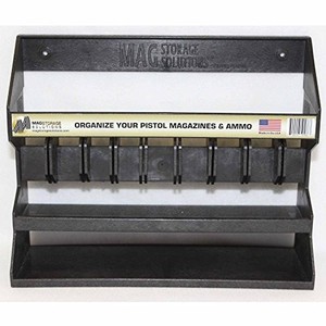 Mag Storage Solutions Adjustable Pistol Magazine and Ammo Holder.22cal to .45cal