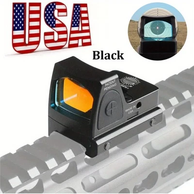 OUTDOORS-ONLINE Red Dot Mini RMR Tactical Reflex Sight Scope for Pistol Glock 17 19 w-20mm Mount