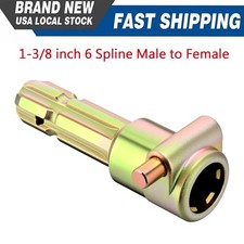 PTO Extender 1-3/8 inch 6 Spline Male to Female Adapter For Up To 70 HP Tractor
