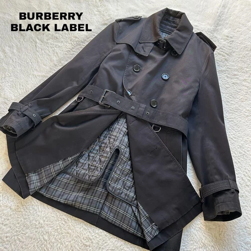 Trench coat BURBERRY BLACK LABEL con fodera imbottita #EB ZGA