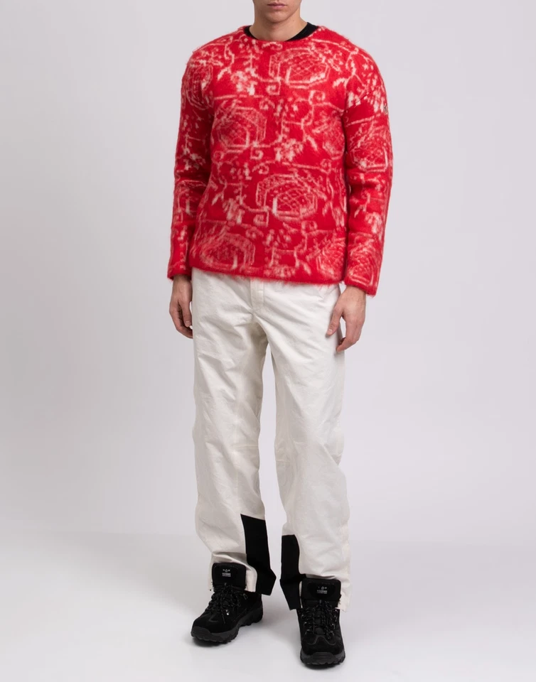 Jersey de esquí Moncler 3 Grenoble talla S mezcla de mohair y lana floral PVP €690 Foto 3 de 4