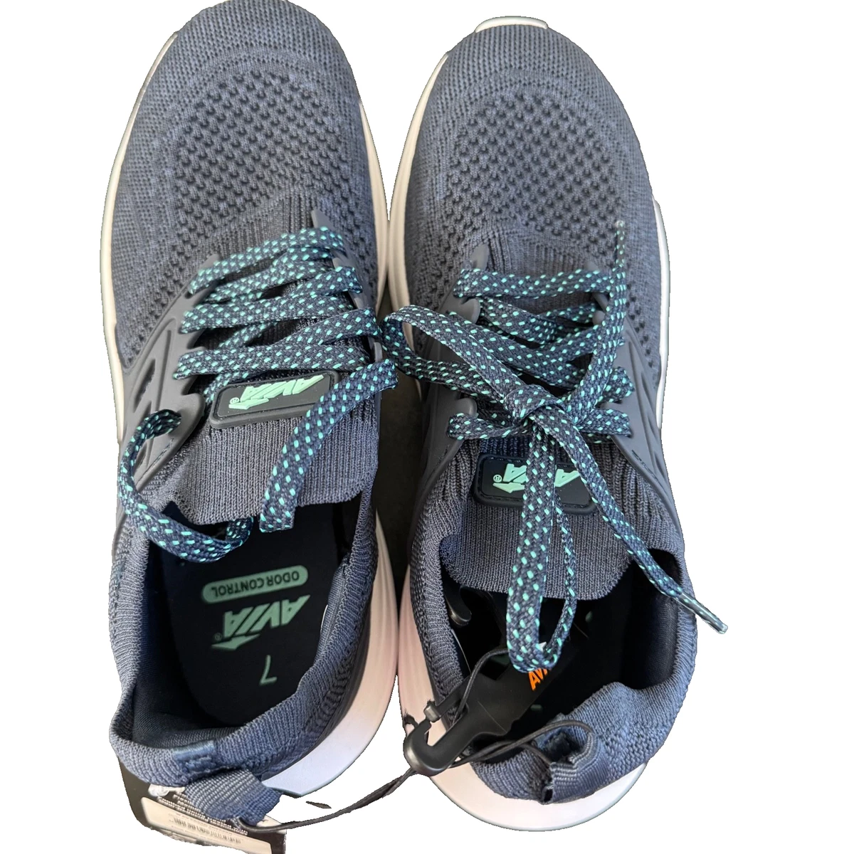 CHAUSSURES AVIA DE SPORT POUR FEMMES - TAILLE 7.5 - NOIR/ROSE - IDÉALES POUR COURSE ET FITNESS