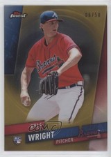 2019 Topps Finest Gold Refractor 6/50 Kyle Wright #87 7c5