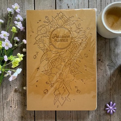 Passion Planner Daily Undated Radiant Gold Planner | NEW Sealed | 5.8''x8.3''