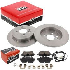 MAPCO 2 BREMSSCHEIBEN Ø259mm + BREMSBELÄGE SATZ HINTERACHSE passend für MINI