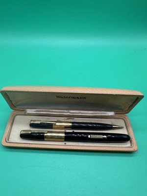 Stylos Plume Waterman Strong Man 2 - Modèle Vintage Super 6, Plume Bicolore Or 18K, Occasion