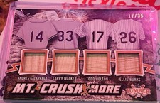 HELTON WALKER ETC 2021 LEAF /35 MT. CRUSHMORE GU BAT BASEBALL CARD