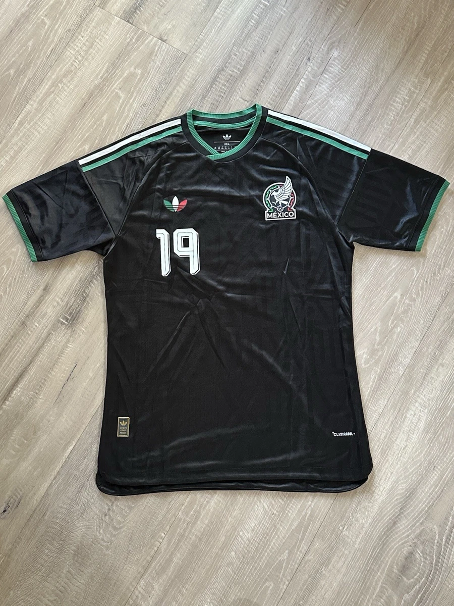 adidas Mexico Black National Team Soccer Fan Apparel & Souvenirs