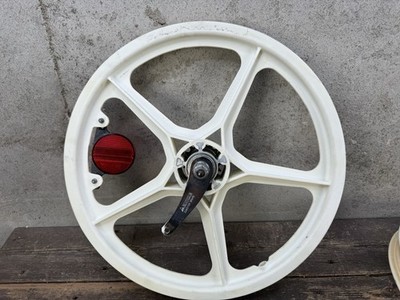 Hutch Bmx Mags 5 Spoke 20” Vintage Old School OKG White 3/8” | eBay