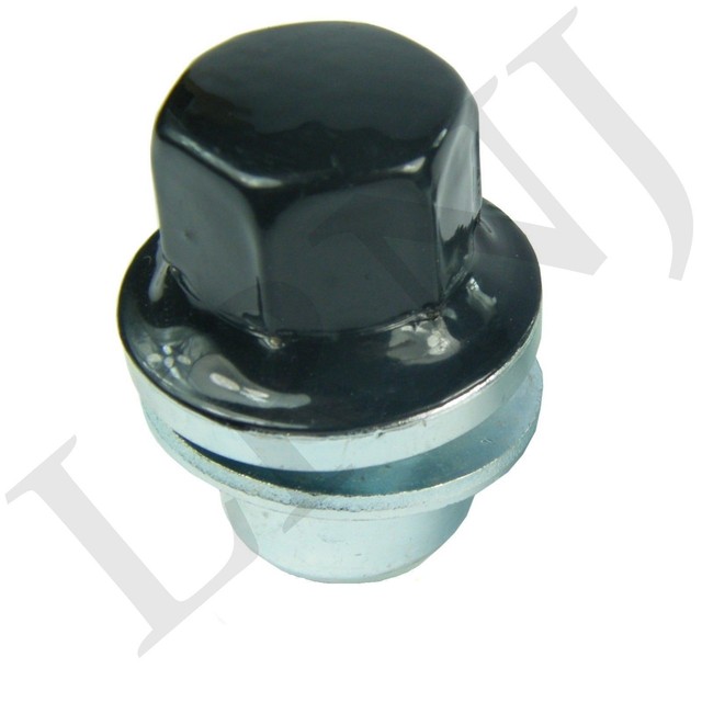 LAND ROVER LR3 / DISCOVERY 3 0509 BLACK CAPPED WHEEL NUT WITH WASHER