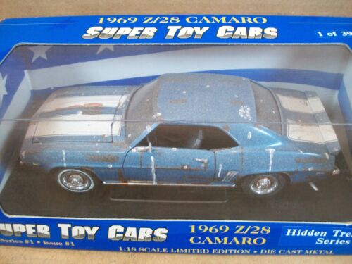 American Muscle~Super Toy Cars~Hidden Treasures~1969 Z/28 Camaro~ 1 of 399 ~1:18 - Picture 7 of 12