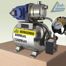 HAUSWASSERWERK PUMPE HAUSWASSERAUTOMAT WASSER PUMPE WASSERWERK JETPUMPE GARTEN
