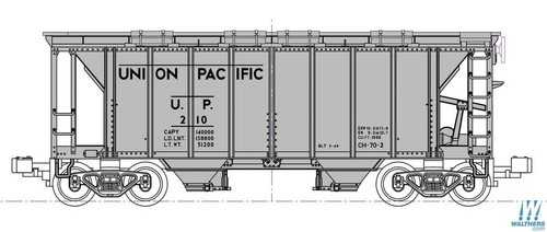 N Kato 106-4700 ABGEDECKTES TRICHTER SET 8 verschiedene Straßen ATSF CB&Q C&O UP Neu im Karton - Bild 2 von 5