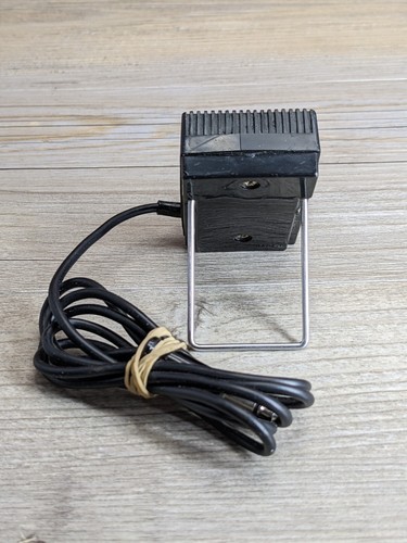 "Micrófono Lafayette vintage negro con soporte conector de 1/4""" - Imagen 4 de 9