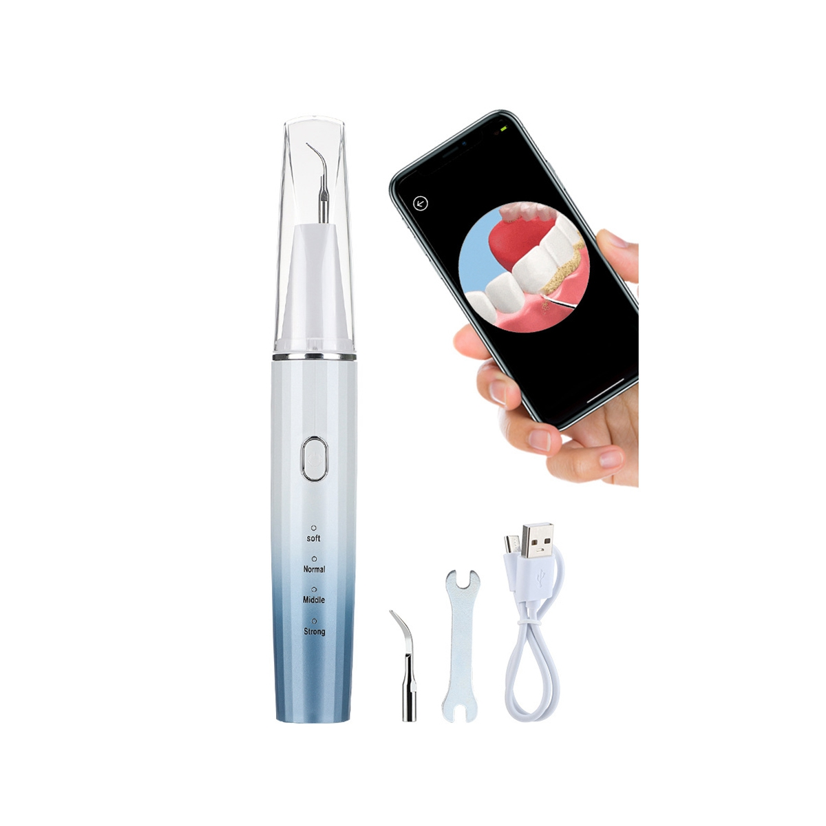Ultrasonic Teeth Cleaner Oral Dental Scaler Calculus Tartar Remover