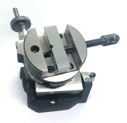 3" TILTING ROTARY TABLE & 3" ROUND VICE VISE BLUEFOX TOOLS - Afbeelding 5 van 7