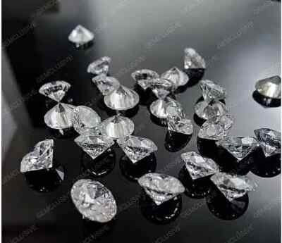 Lose Lab-Grown Cvd Diamant Menge 3.00 MM D Farbe If Clearity 50 Pcs Zertifiziert