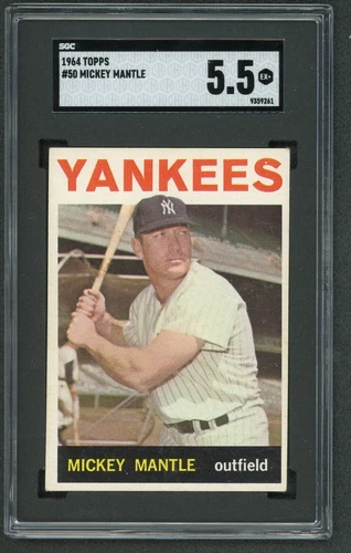 1964 Topps Mickey Mantle #50 SGC 5.5 EX+
