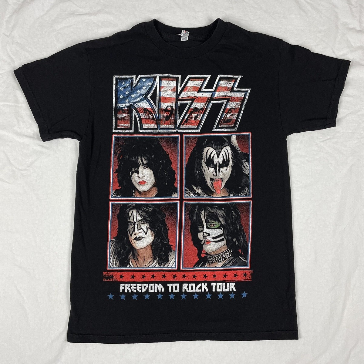 Concert Classic Rock Band T Shirts KISS 2016 Freedom To Rock Tour