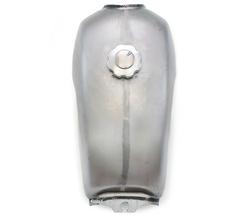 Cafe Racer Gas Tanks - Black / Raw Steel - Retro Motorcycle CHOOSE COLOR & STYLE - 第 111/114 張圖片