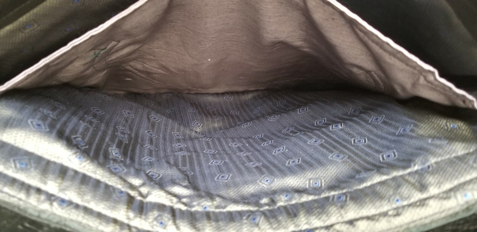 Annemarie Feld Wearable art Leather Crossbody Bag Pur… Gem