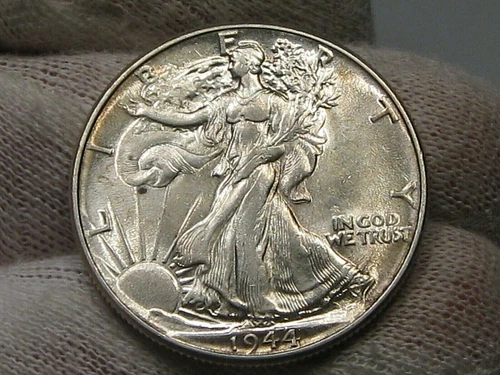 AU 1944 Walking LIBERTY Half Dollar.  #23
