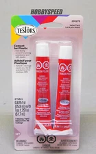 TESTORS CEMENT FOR PLASTICS 2 PACK (0.88 EACH) polystrene ABS 3509 TES290278 NEW