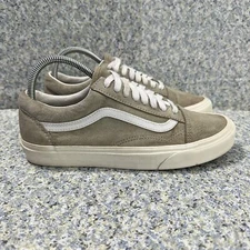 Vans HEIQ Eco Dry Old Skool Mens 7 Women's 8.5 Gray Suede Skateboard Shoes Low