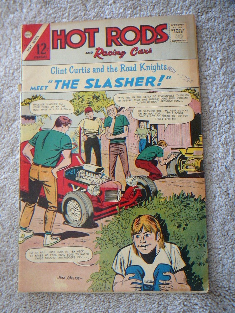 HOT RODS & RACING CARS No. 83 - FEBRUARY 1967 - CHARLTON - CURTIS & ROAD KNIGHTS