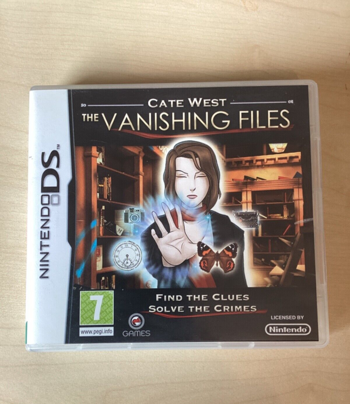 Nintendo DS, Cate West: The Vanishing Files, DS Game, VGC, With Booklets, 2009