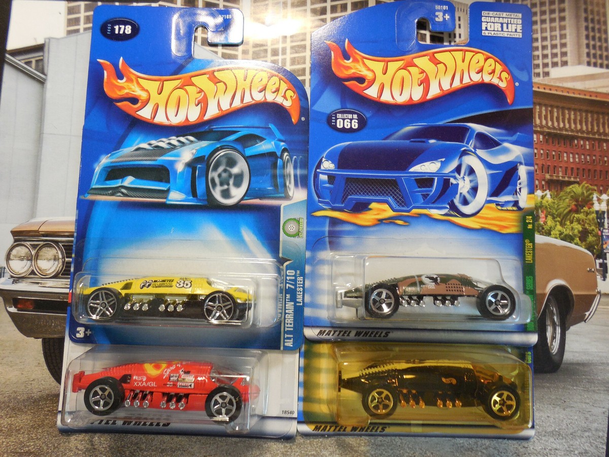 HOT WHEELS LAKESTER LOT 4 ALT TERRAIN MOONEYES ROD SQUADRON