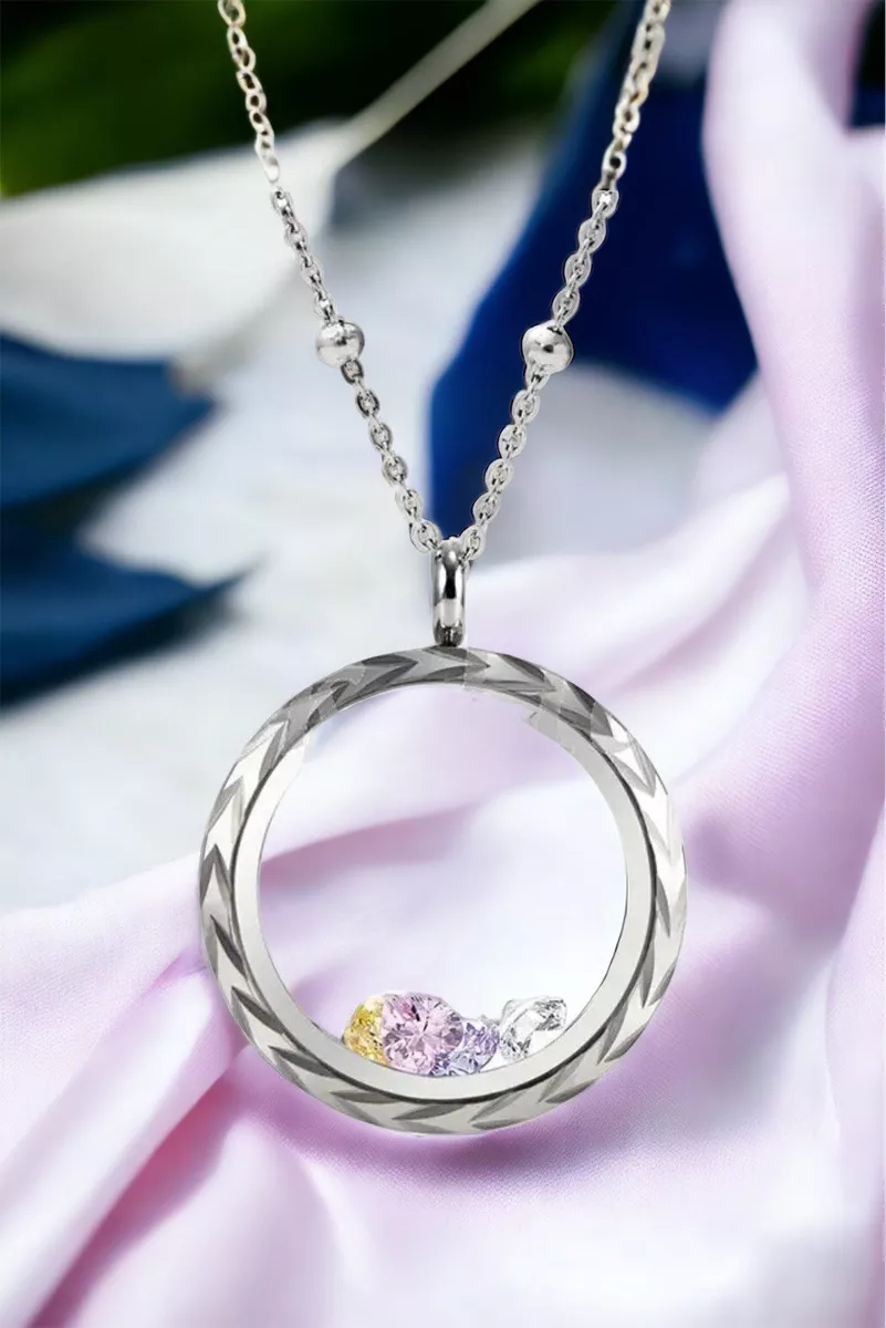 Floating 2024 charm locket