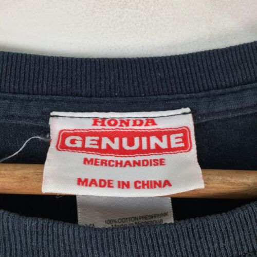 Honda Genuine Merchandise mens t shirt size XL black short sleeve cotton 106841 - Picture 3 of 8
