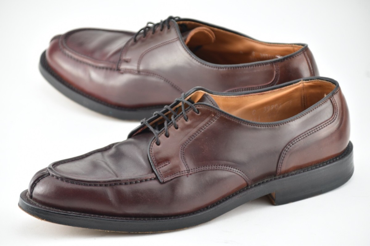 ALLEN EDMONDS 9C #8 SHELL CORDOVAN BRADLEY SPLIT TOE DRESS ALLEN EDMONDS 9C #8 SHELL CORDOVAN BRADLEY SPLIT TOE DRESS