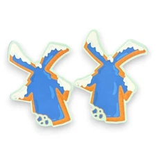 Lot of 2 DUTCH BROS Stickers Frosted Windmill Gingerbread Cookie December 4 2024