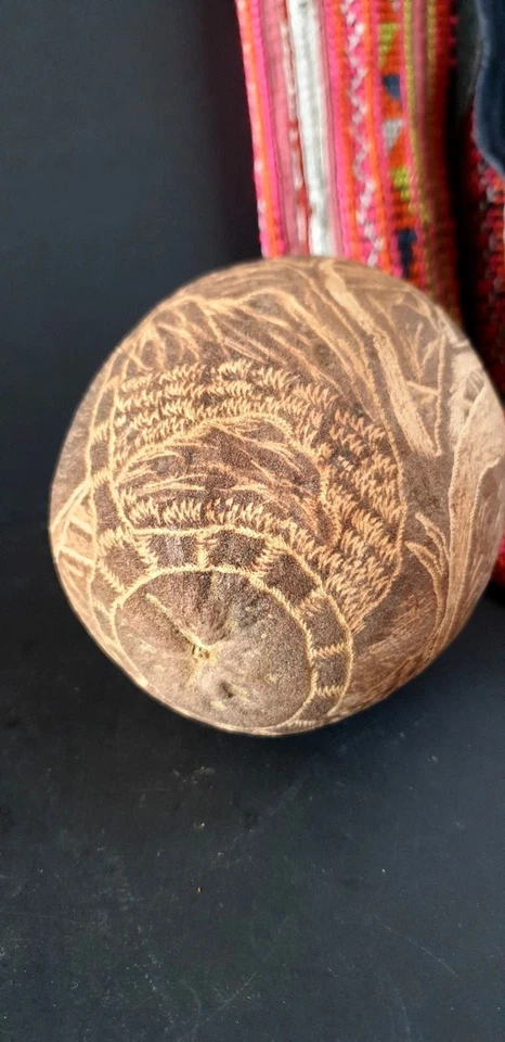 Old Australian Aboriginal Kimberley Carved Boab Nut …beautiful Australian... - image 3 of 4