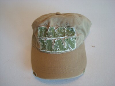 HUNTING FISHING   STRAPBACK  DEADSTOCK HAT CAP VINTAGE P1
