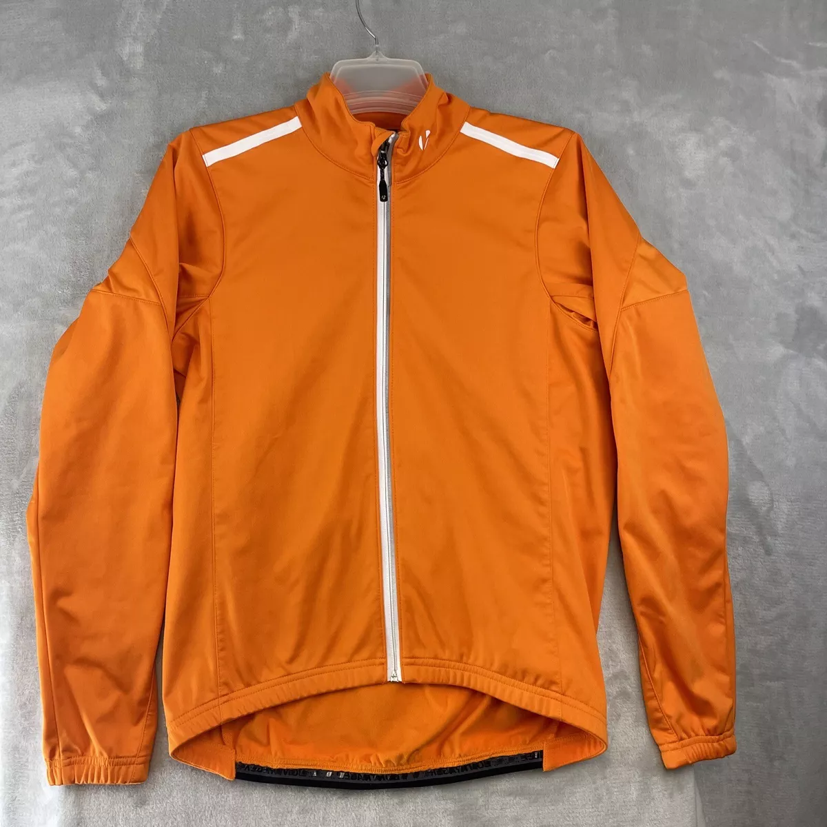 Bontrager Men's Sz M Starvos 180 Softshell Jacket Profila Cycling Orange