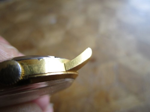 Vintage Used Gold Plated WERNER Watch Autodatic Watch Cal. ETA 1258. For parts. - Picture 9 of 21