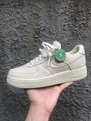 Nike Air Force 1 Low x Stussy Fossil (Size 9)