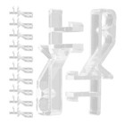20 Pcs Trays for Blinds Clip Fit Vertical Accessories Valance Clips