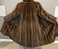 Vintage SAKS Jandel Mink Fur Full Length Coat Designed By HALSTON 1970s