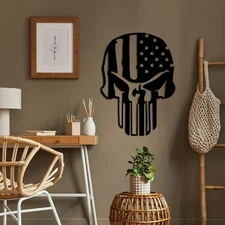 Skull Metal Wall Art, Metal Wall Decor, Home Decor Wall Art, Wall Hangings