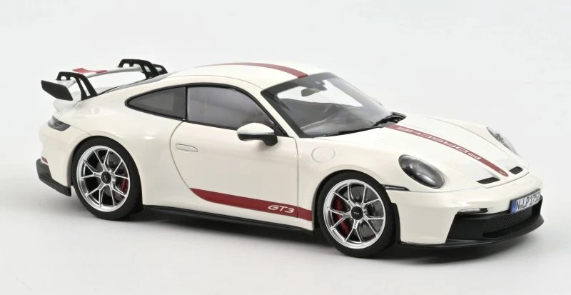 PORSCHE 911 GT3 - 2021 - white - NOREV 1:18 - Photo 3/4