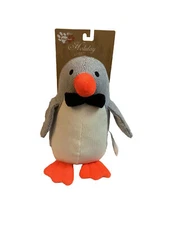 Pally Paws ~ Christmas/Holiday~ Penguin W/Bow Tie ~ Squeaky Dog Toy